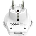 Miniatyrbillede 3 af 4: Rejseadapter World to Europe USB-A 12W jordet