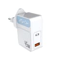 Miniatyrbild 1 av 4: 45W Laddare med Reseadapter US/EU - USB-C - PD - Snabbladdare