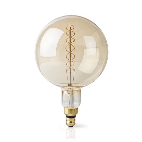 Nedis LED glødepære E27 | G200 | 5 W | 280 lm | 2000 K | Dimbar | Varm Hvid | Retro stil | 1 stk
