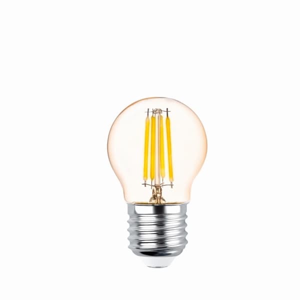 Forever Light Retro LED-lampa med filament Guld, E27 G45 4W 2200K 400lm
