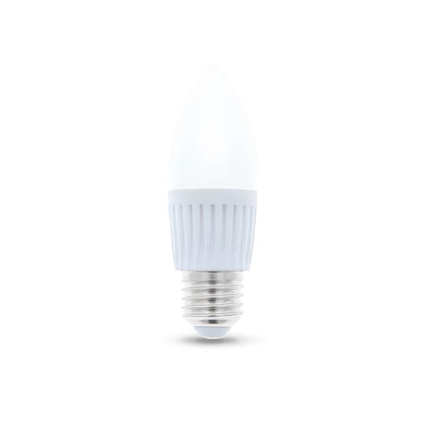 LED-Lampa E27, C37, 10W, 230V, 4500K, Keramisk, Vit neutral