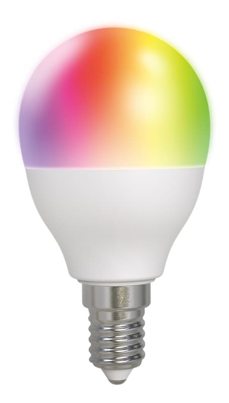 DELTACO SMART HOME LED-lampa, E14, WiFI 2,4GHz, 5W, 470lm, dimbar, 2700K-6500K,