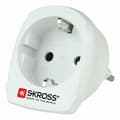 Miniatyrbillede 4 af 11: SKROSS Rejseadapter Combo - Verden-til-Schweiz Jordet