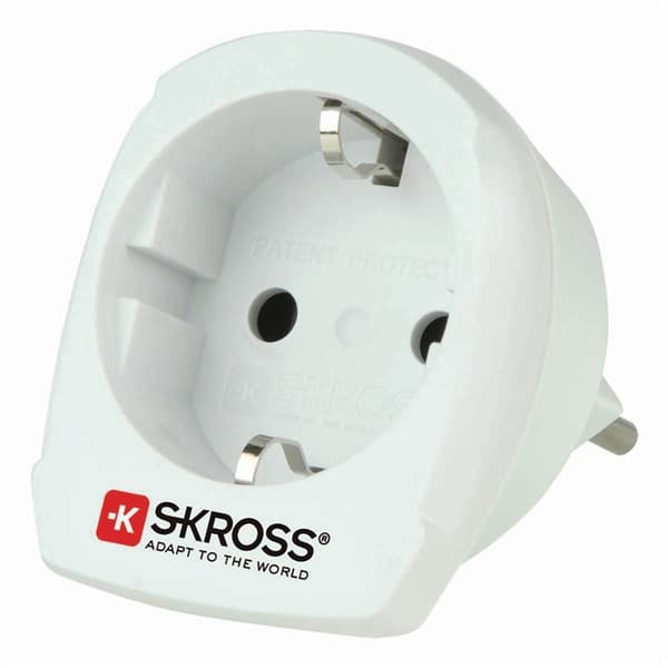 SKROSS Rejseadapter Combo - Verden-til-Schweiz Jordet