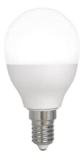 Miniatyrbild 1 av 4: DELTACO SMART HOME LED-lampa, E14, G45, WiFI, 5W, dimbar, vit