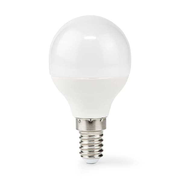 Nedis LED Pære E14 | G45 | 2.8 W | 250 lm | 2700 K | Varm Hvid | Frosted | 1 stk