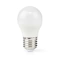 Miniatyrbillede 3 af 4: Nedis LED Pære E27 | G45 | 4.9 W | 470 lm | 2700 K | Varm Hvid | Retro stil | Frosted | 1 stk