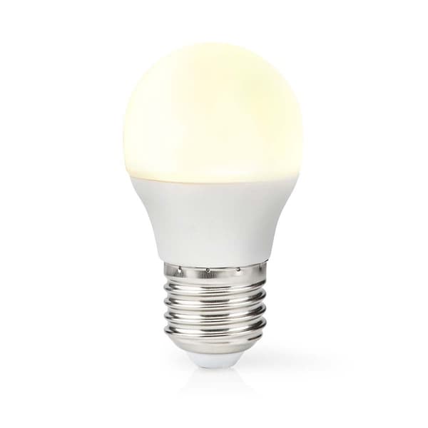 Nedis LED Pære E27 | G45 | 4.9 W | 470 lm | 2700 K | Varm Hvid | Retro stil | Frosted | 1 stk