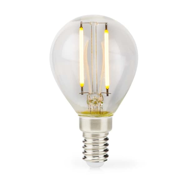 Nedis LED-lamppu E14 | G45 | 2 W | 250 lm | 2700 K | Lämmin Valkoinen | Retrotyylinen | 1 kpl | Kirkas