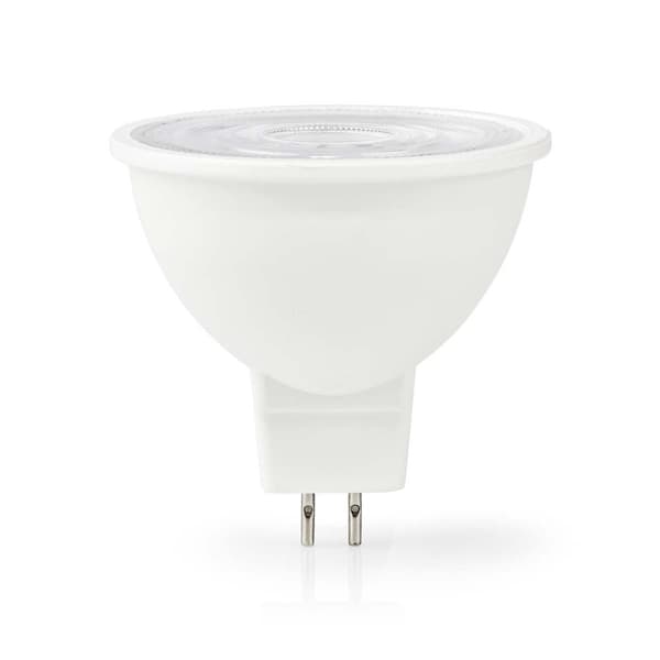 Nedis LED pære GU5.3 | Spot | 6.5 W | 550 lm | 2700 K | Dæmpbar | Varm Hvid | Klart | Antal lamper i emballagen: 1 stk