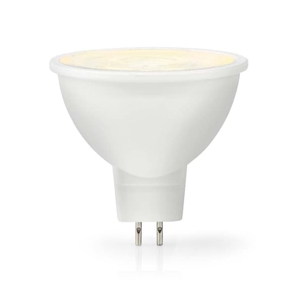 Nedis LED pære GU5.3 | Spot | 6.5 W | 550 lm | 2700 K | Dæmpbar | Varm Hvid | Klart | Antal lamper i emballagen: 1 stk