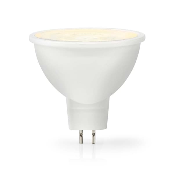 Nedis LED pære GU5.3 | Spot | 6.5 W | 550 lm | 2700 K | Dæmpbar | Varm Hvid | Klart | Antal lamper i emballagen: 1 stk
