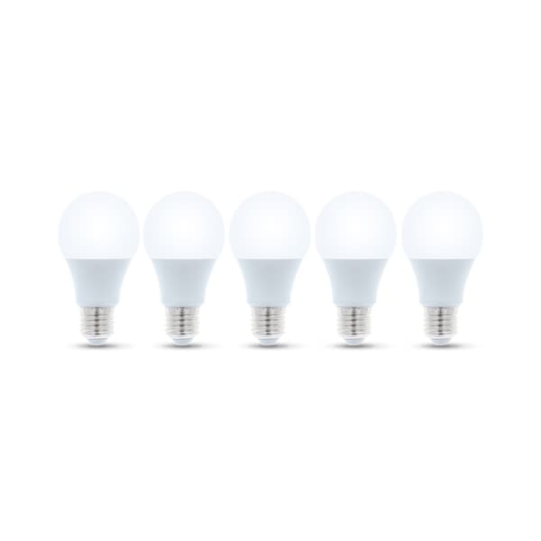 LED-lampe E27, 6W, 230V, 3000K 5-pak, Varm hvid