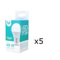 Miniatyrbillede 2 af 3: LED-lampe E27, 6W, 230V, 3000K 5-pak, Varm hvid