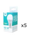 Miniatyrbillede 1 af 3: LED-lampe E27, 6W, 230V, 3000K 5-pak, Varm hvid