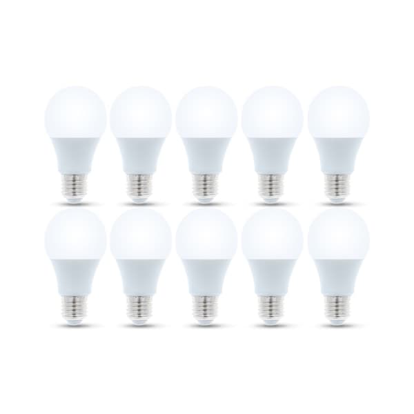 LED-lamppu E27, 6W, 230V, 3000K 10-pakkaus, lämmin valkoinen