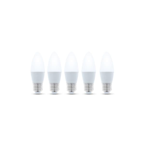 LED-lamppu E27, A65, 18W, 230V, 3000K 5-pack, Lämmin valkoinen