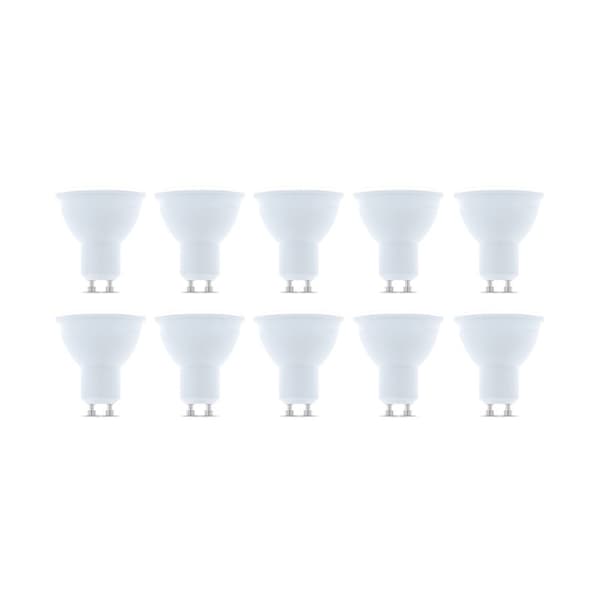 LED-lamppu GU10 3W 230V 3000K, 10-pack, Lämmin valkoinen