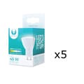Miniatyrbillede 1 af 3: LED-lampe GU10, 7W, 230V, 6000K, 5-pak, Kølig hvid