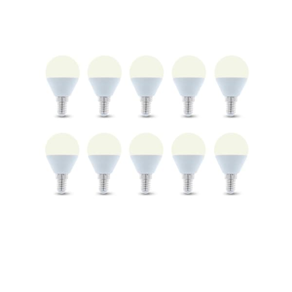 LED-Lampa E14, G45, 6W, 3000K 10-pack, Varmvitt
