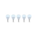 Miniatyrbillede 3 af 3: LED-lampe E14, G45, 6W, 6000K 5-pak, kølig hvid