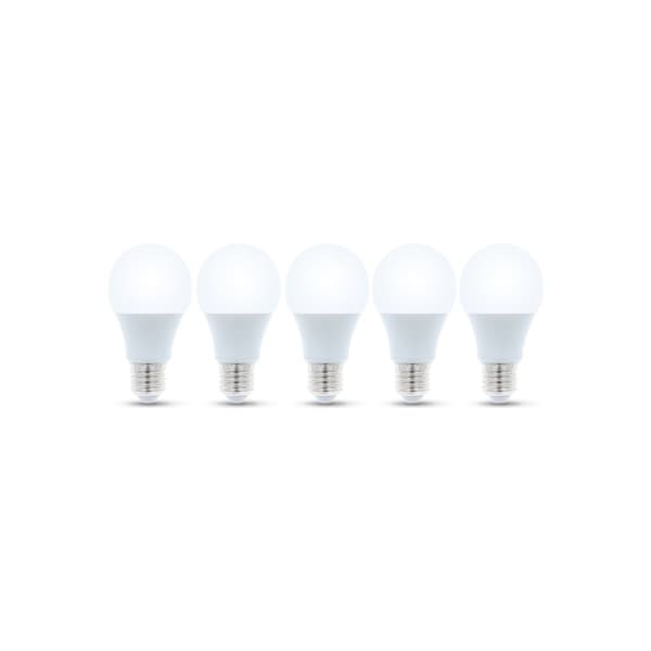 LED-lamppu E27, A60, 8W, 3000K 5-pack, lämmin valkoinen
