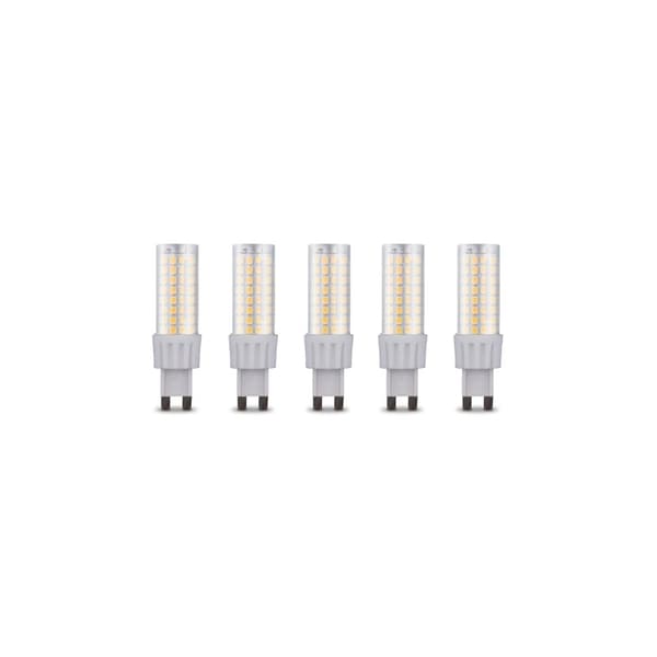 LED-Lampa, G9, 8W, 230V, 3000K, 5-pack, Varmvitt