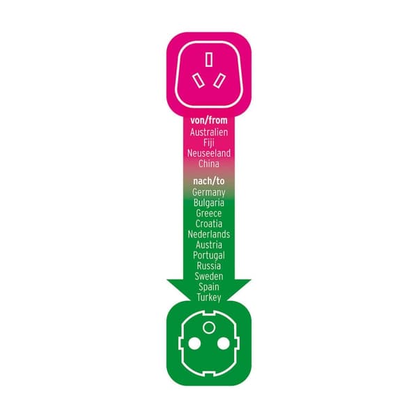 brennenstuhl Rejsestik / rejseadapter (rejsestikadapter til: Euro-stik og Australien, Kina-stik) sort