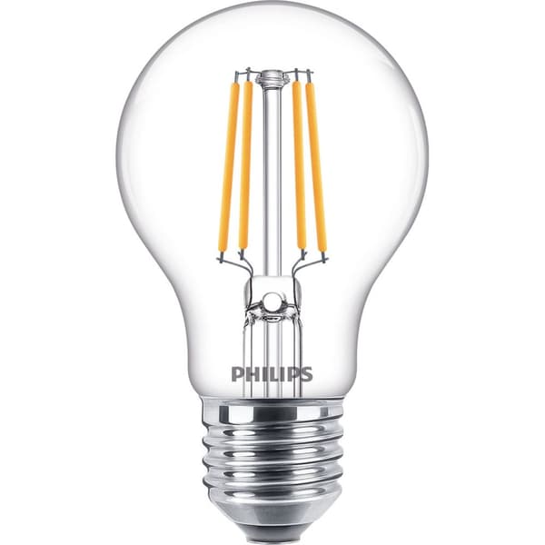 Philips 2-pack LED E27 Normal 4,3W (40W) Klar 470lm