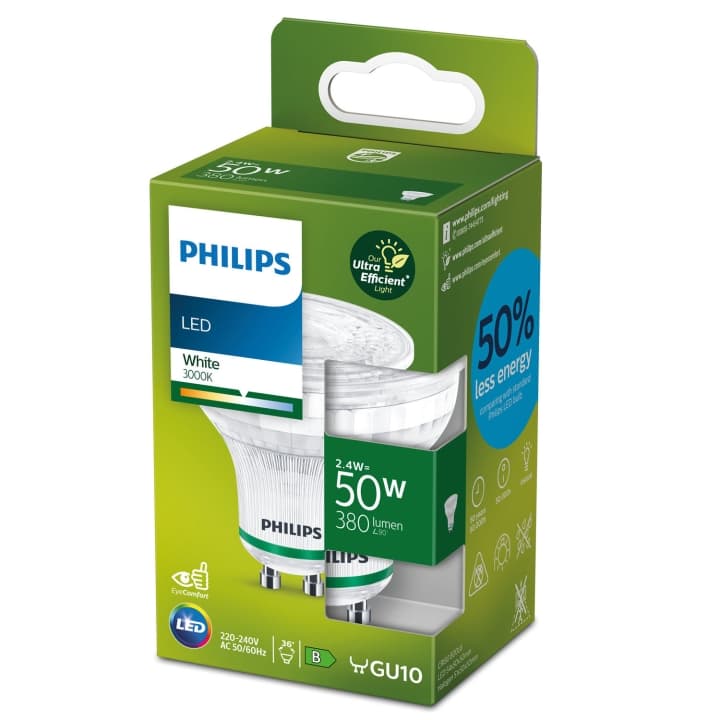 Philips LED GU10 Spot 50W 380lm Energiklass B