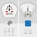 Miniatyrbilde 3 av 5: SKROSS Strømadapter Europa Bulk