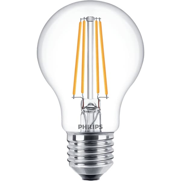 Philips 2-pack LED E27 Normal 7W (60W) Klar 806lm