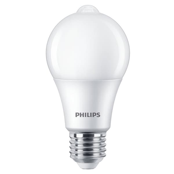 Philips LED E27 Normal 60W bevegelsessensor 806lm
