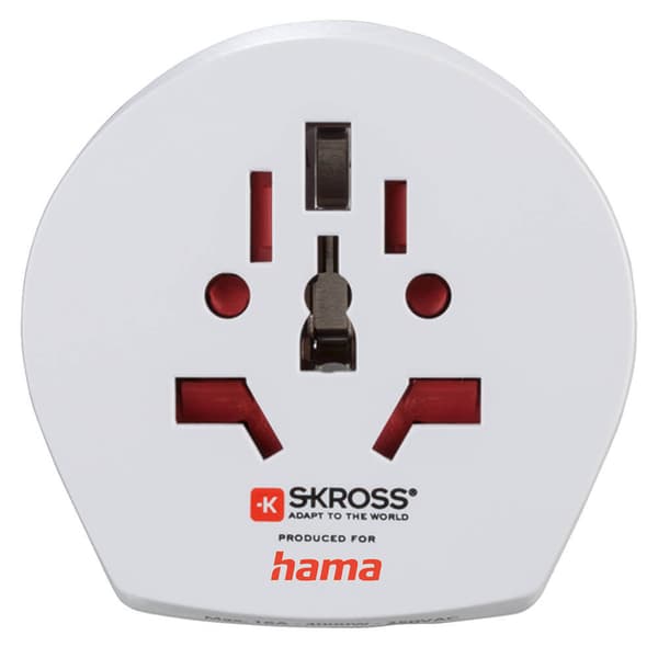 Rejseadapter Världen Pro Light USB 3 pin