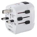 Miniatyrbillede 6 af 9: Rejseadapter Världen Pro Light USB 3 pin