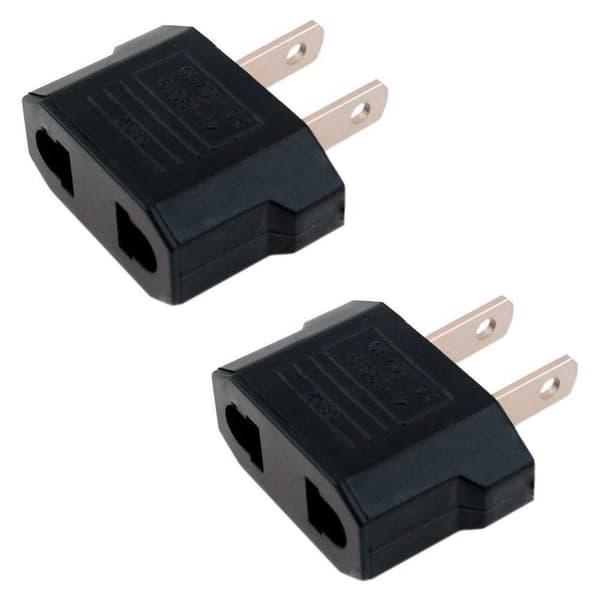4-PACK Reseadapter EU till US