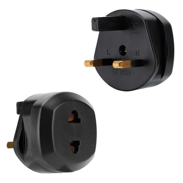 4x Adaptere for stikkontakter Stikkontaktadaptere Adaptere for stikkontakter UK Type G til USA Type A Strømadapter Reisekontaktkonverterer
