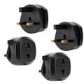 Miniatyrbilde 1 av 8: 4x Adaptere for stikkontakter Stikkontaktadaptere Adaptere for stikkontakter UK Type G til USA Type A Strømadapter Reisekontaktkonverterer