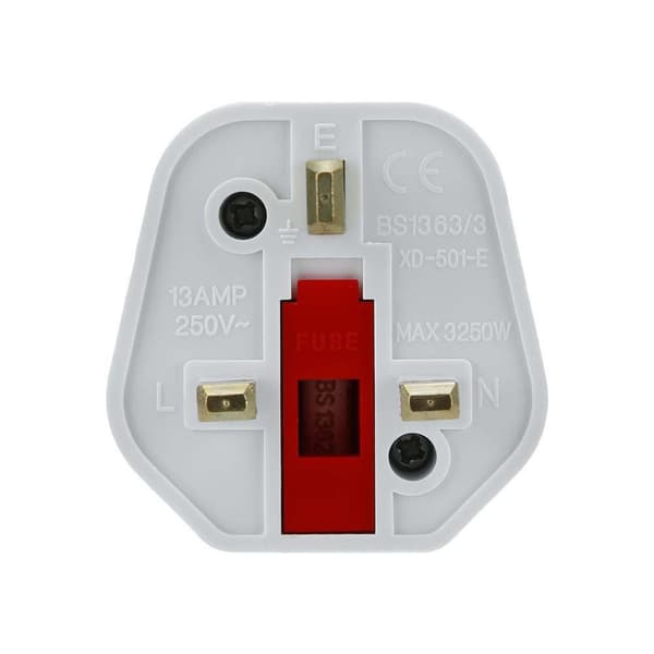 4x Adaptrar för uttag Uttagsadaptrar Adaptrar för socklar Typ G på EU Socket Power Adapter Travel Plug Converter