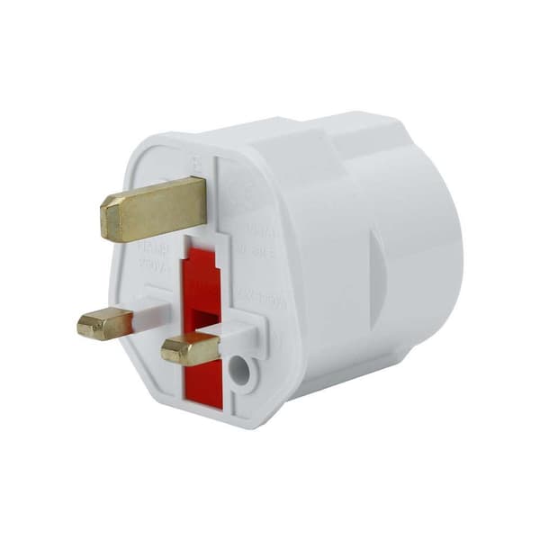 4x Adaptrar för uttag Uttagsadaptrar Adaptrar för socklar Typ G på EU Socket Power Adapter Travel Plug Converter