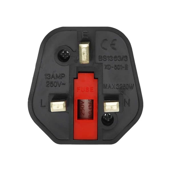 4x Adaptere for stikkontakter Stikkontaktadaptere Adaptere for stikkontakter Type G på EU-stikkontakt Strømadapter Reisekontaktomformer