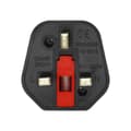 Miniatyrbilde 3 av 8: 4x Adaptere for stikkontakter Stikkontaktadaptere Adaptere for stikkontakter Type G på EU-stikkontakt Strømadapter Reisekontaktomformer