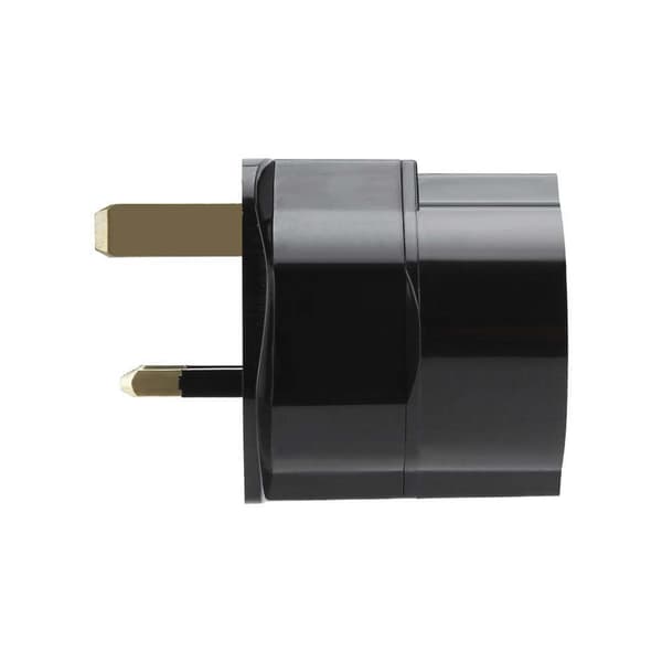 4x Adaptere for stikkontakter Stikkontaktadaptere Adaptere for stikkontakter Type G på EU-stikkontakt Strømadapter Reisekontaktomformer