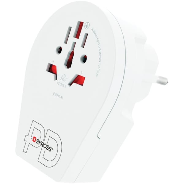 SKROSS C20PD Reseadapter Europa USB-C PD 20W