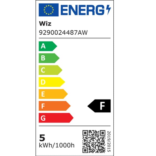 WiZ WiFi Smart LED E14 Crown 40W varm-kald hvit 470 lm 3-pk