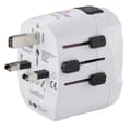 Miniatyrbillede 7 af 10: Hama Rejseadapter Verden Pro Light USB 3-ben