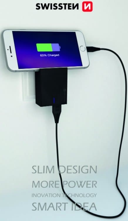 Swissten Premium 20W Mains Charger for all Apple iPhone 12 / 13 / 14 Series Models
