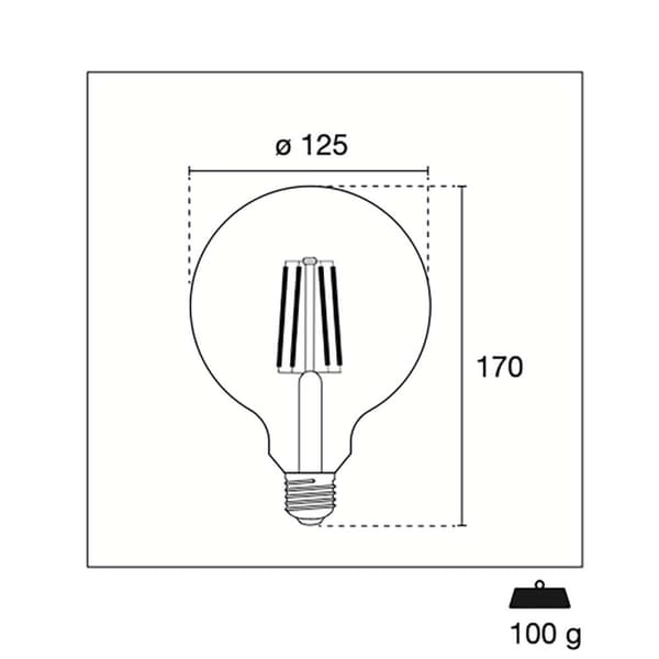 Century LED vintage glødelampe E27 11W 1521 lm 2700 K