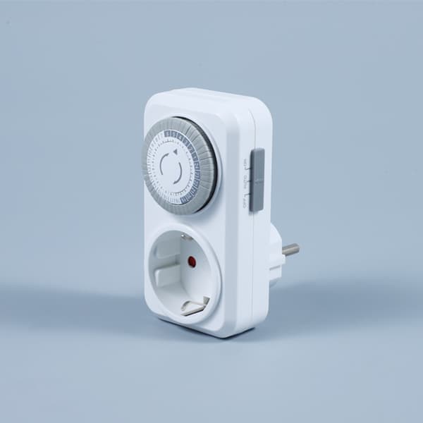 INF Timerudtag, plug-in mekanisk timer, energibesparelse 30 minutter til 24 timer