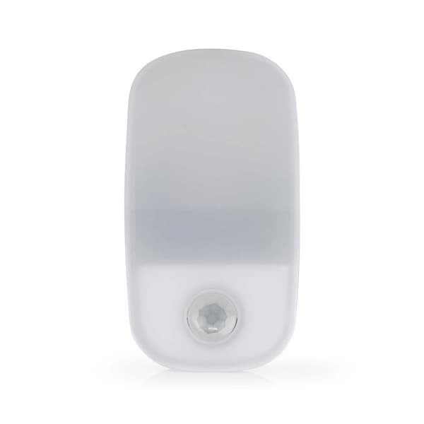 Nedis Plug-In LED Yövalo | Liiketunnistin | Hämärätunnistin | 0.55 W | 11 lm | Lämmin Valkoinen